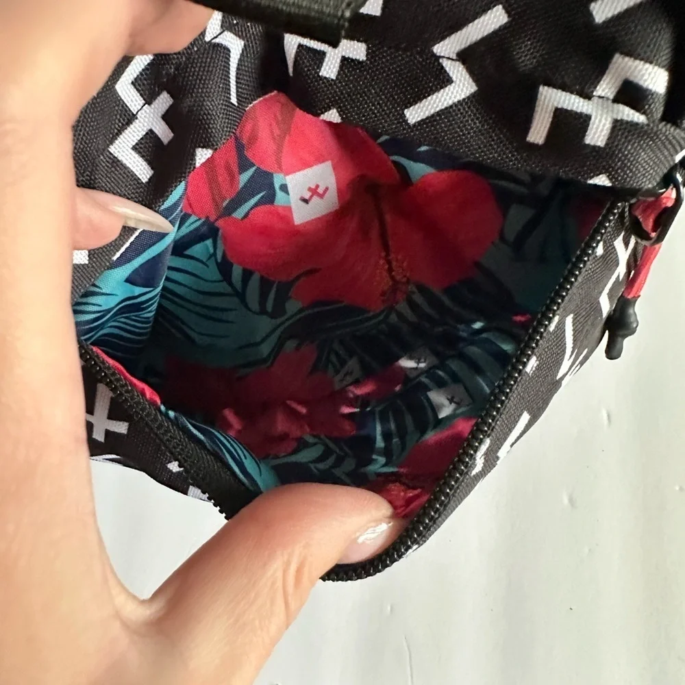 Not Dead Yet or HVlll Rune Black and White Duffel Bag NWT